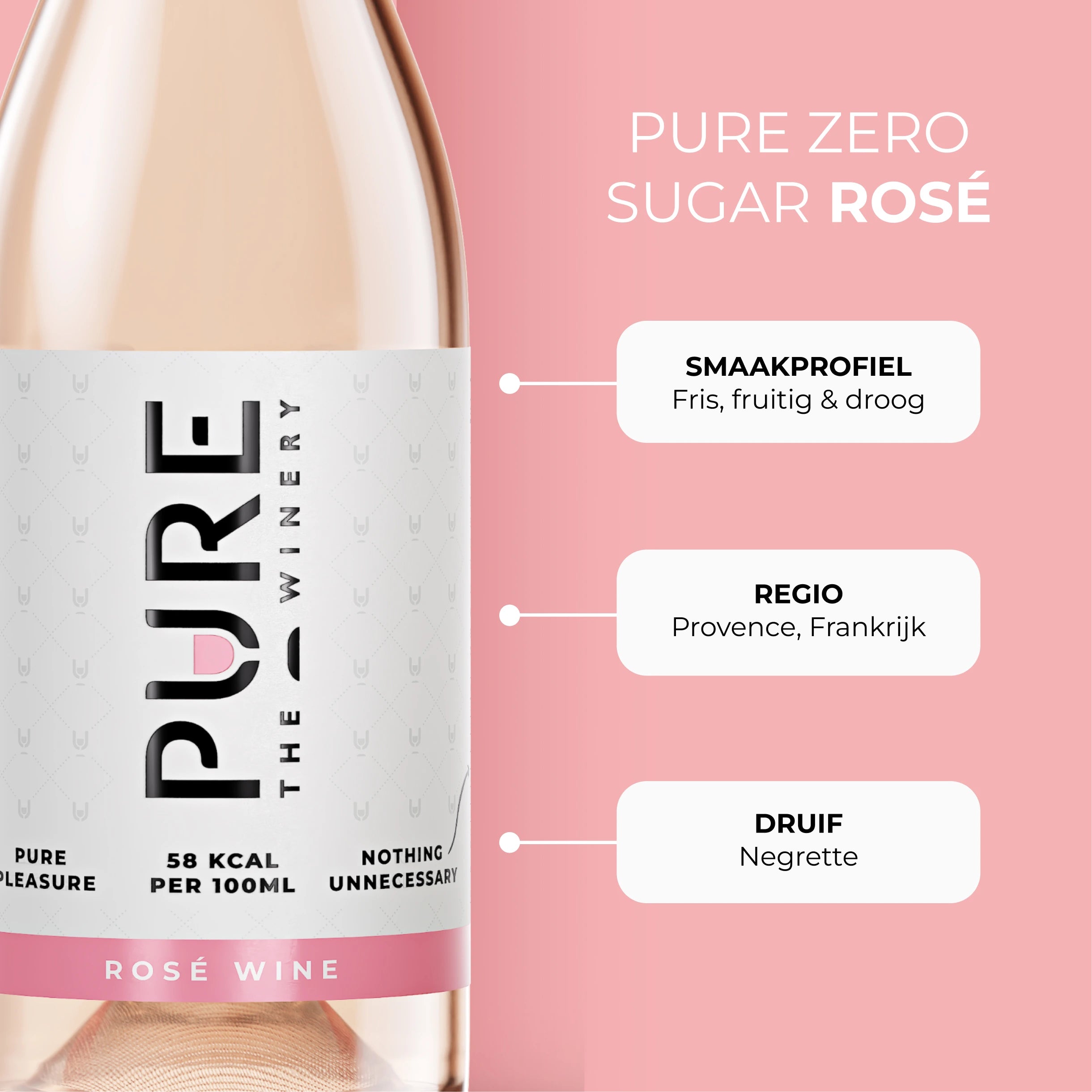 Zero Sugar Rosé Wijn