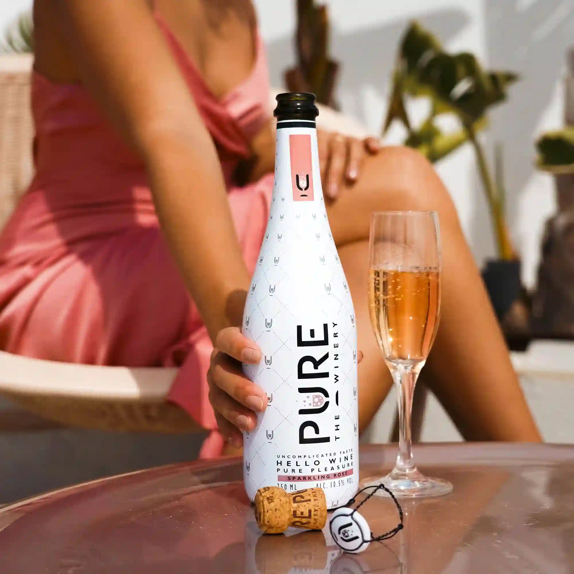 Vin Rosé Pétillant Pure Zéro Sucre