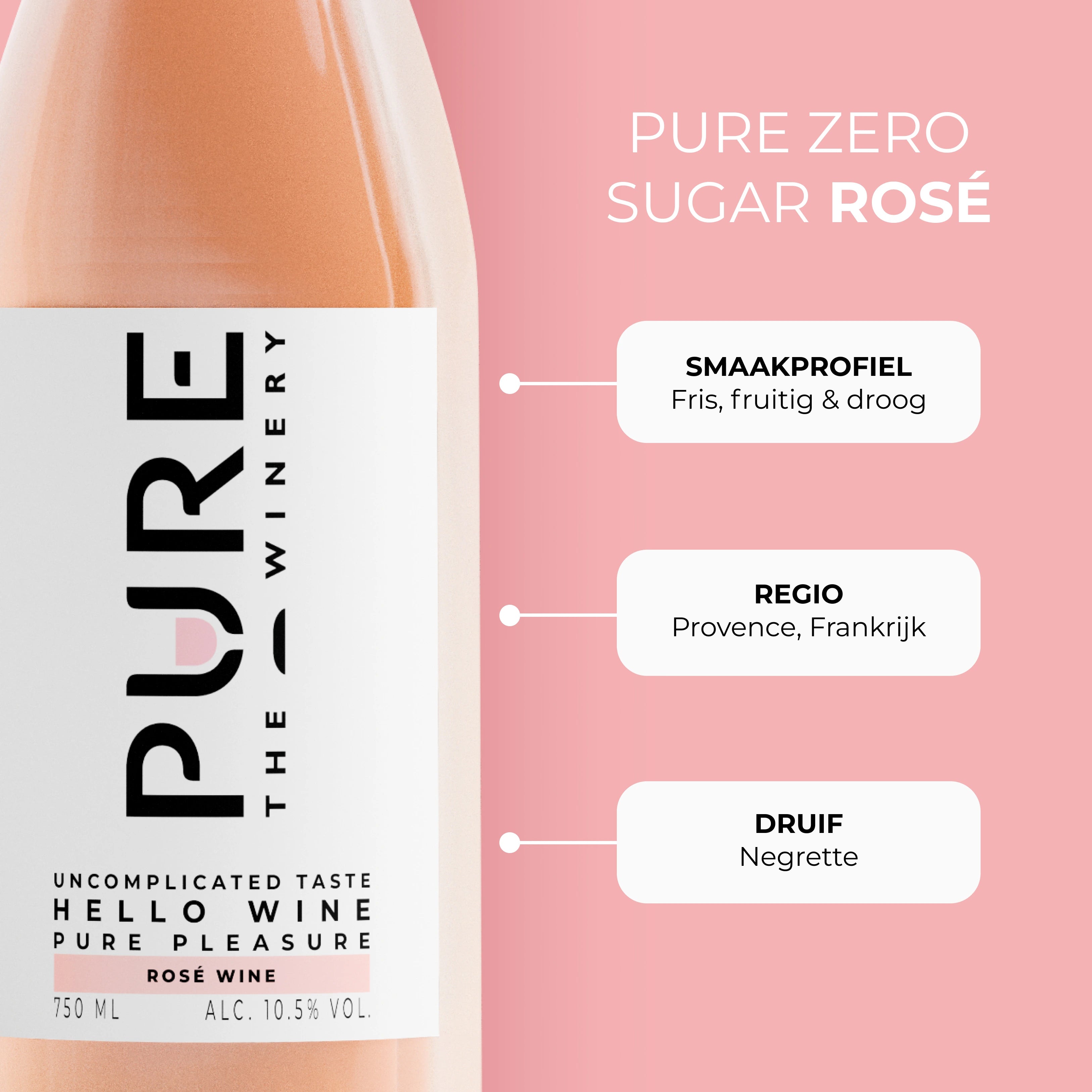 Vin Rosé Zéro Sucre