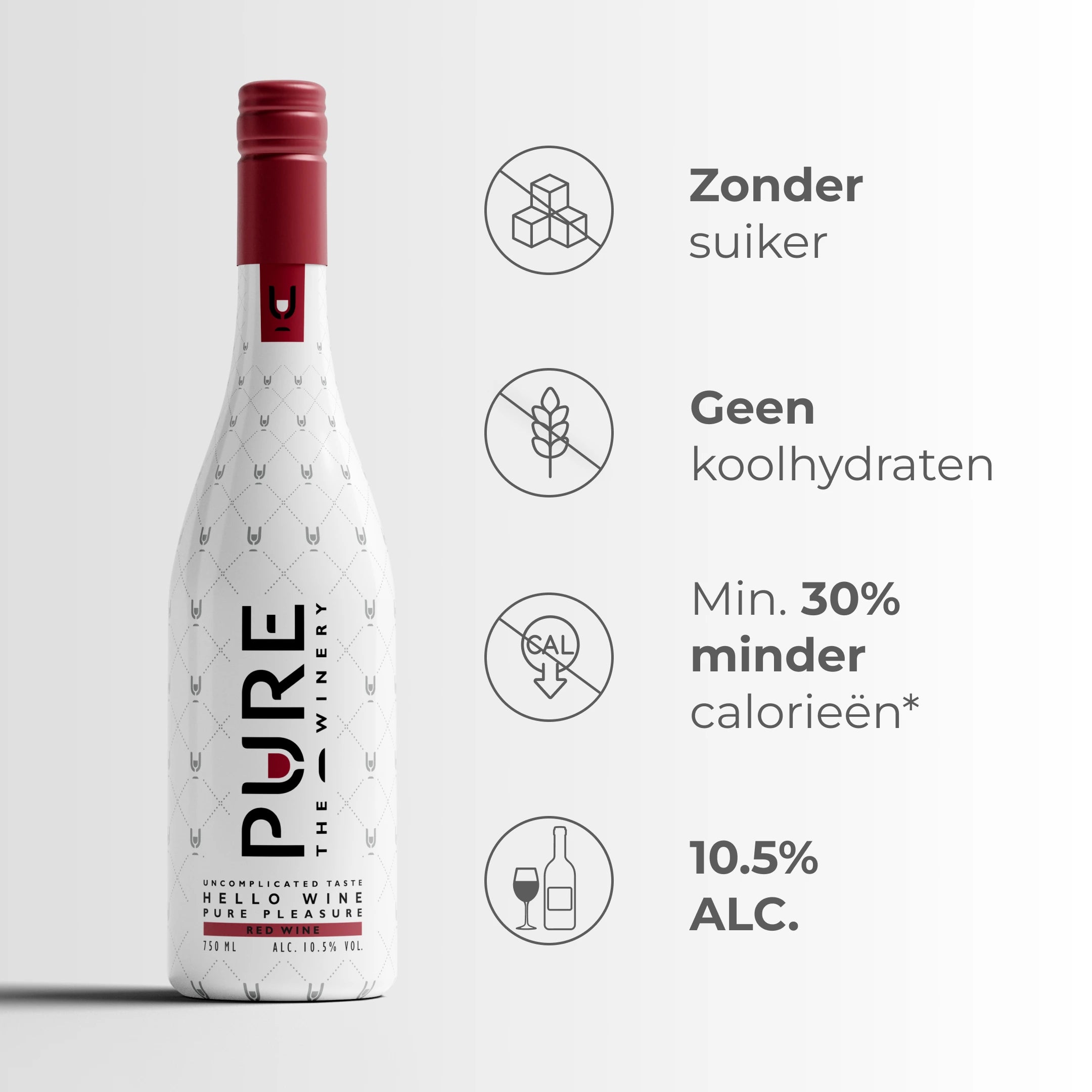 Vin Rouge Pure Zéro Sucre