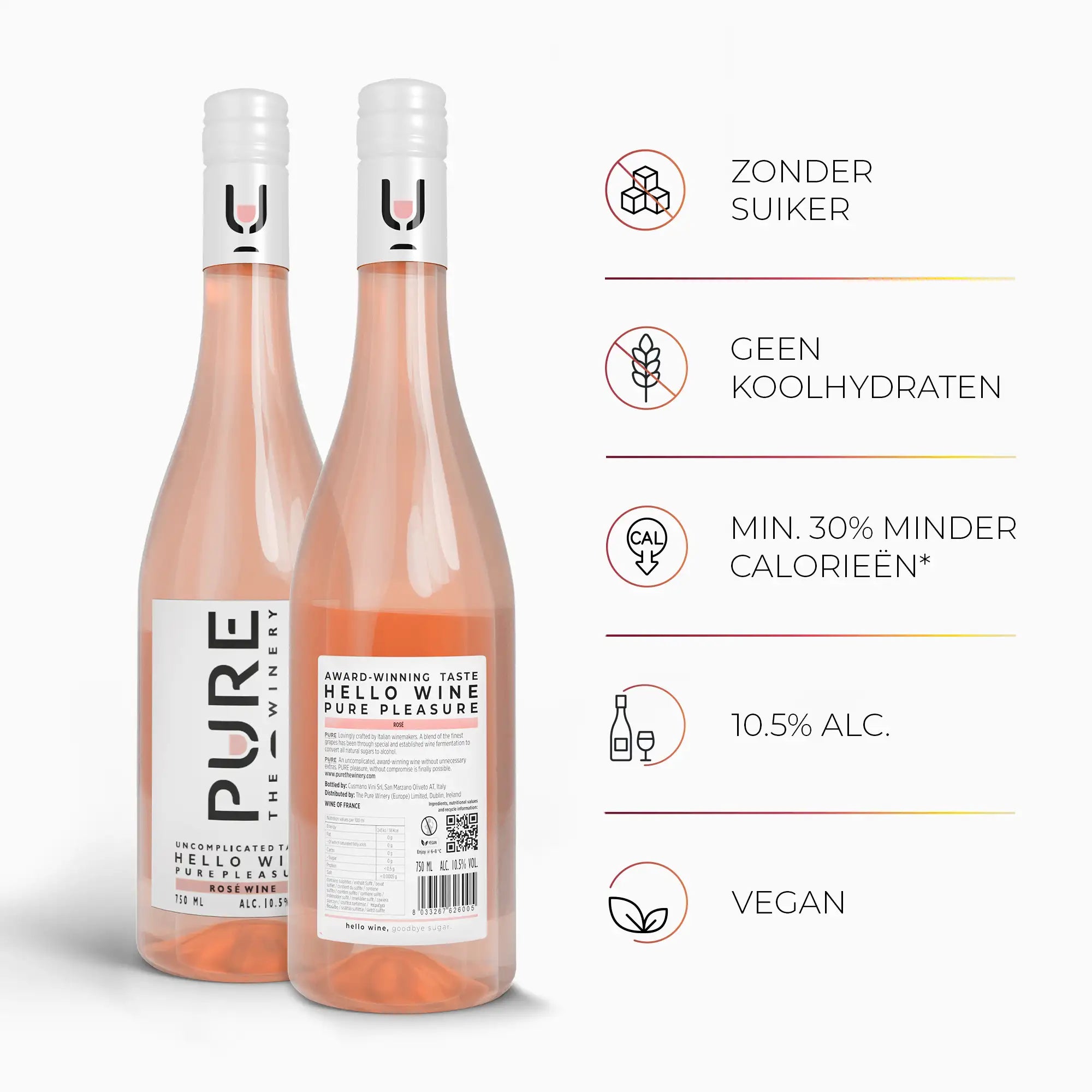 Zero Sugar Rosé Wijn