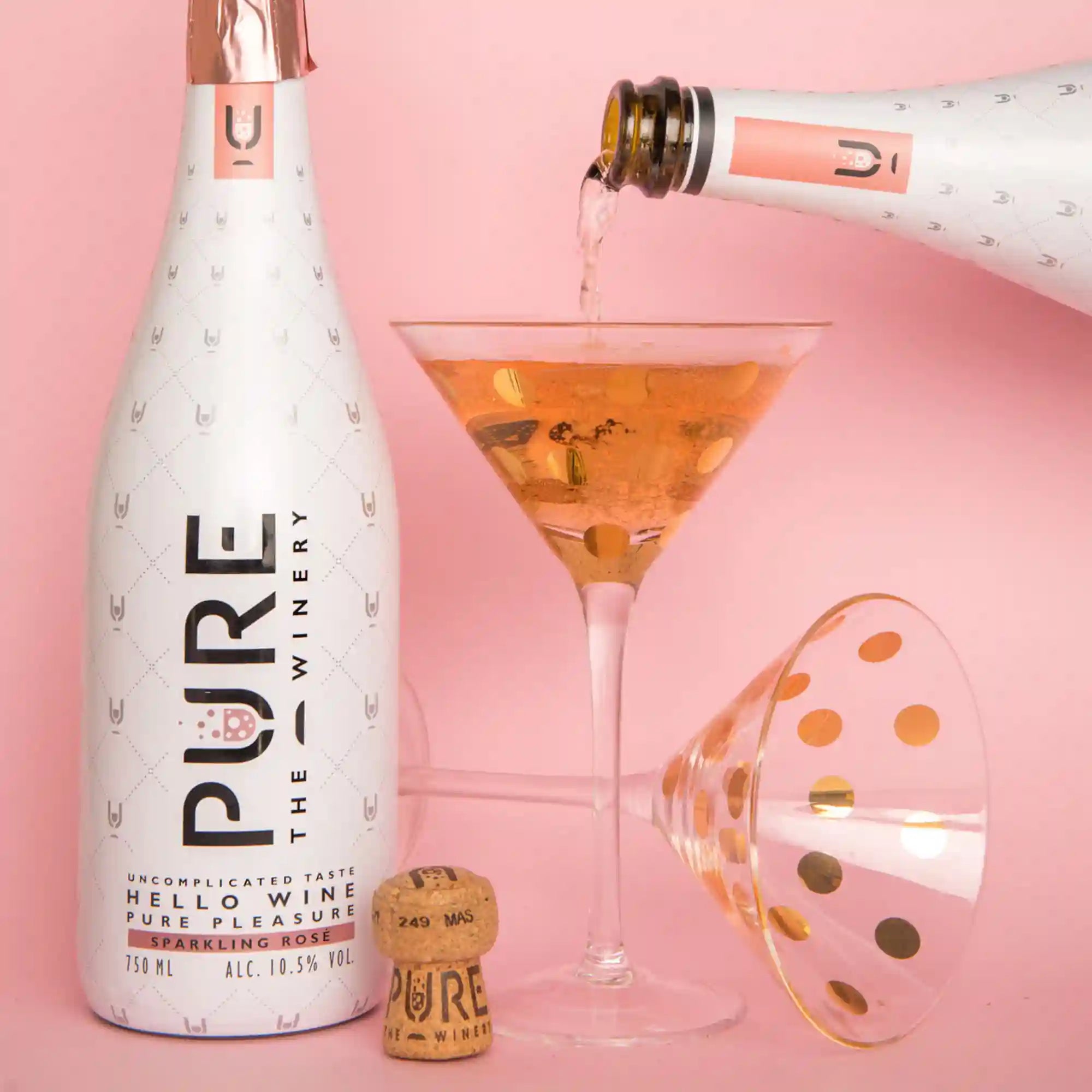 Zero Sugar Sparkling Rosé Wijn