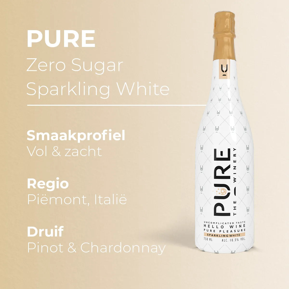 Zero Sugar Sparkling Witte Wijn